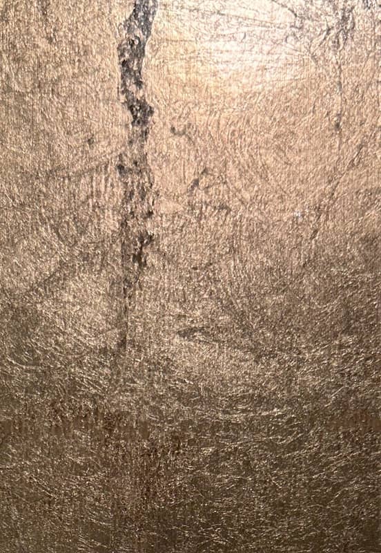 V1256-19 GOLD LEAF WALLPAPER $48/yard