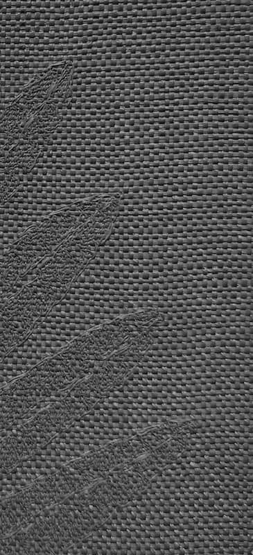 V1305-91 EMBROIDERED HDPE WALLPAPER $80/yard