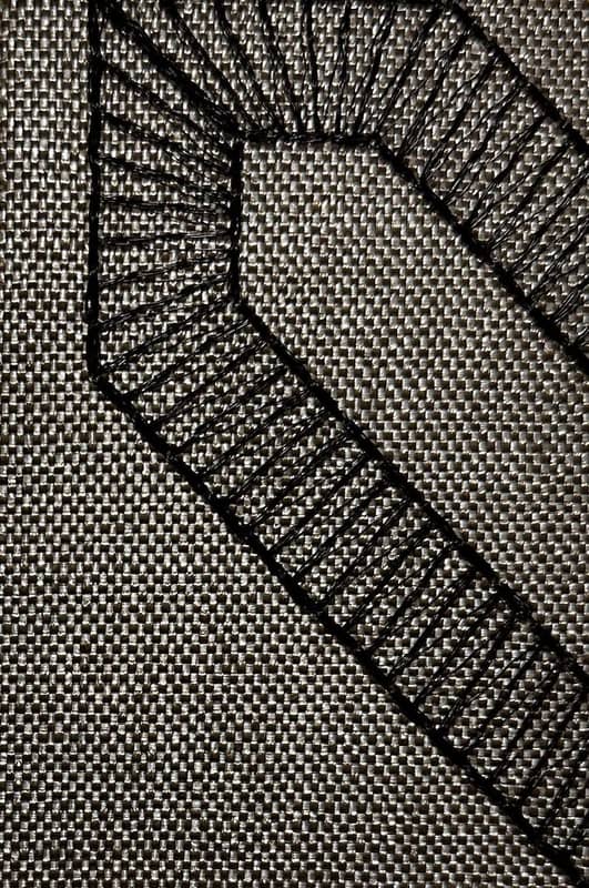 V1309-91 EMBROIDERED HDPE WALLPAPER $80/yard