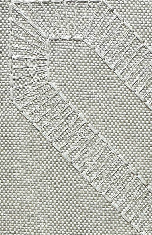 V1310-91 EMBROIDERED HDPE WALLPAPER $80/yard