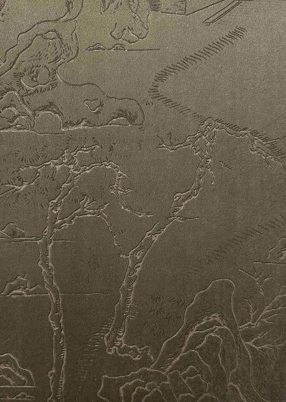 V282302EF VELWET WALLPAPER $110/yard