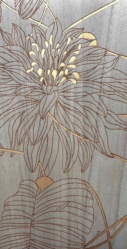 V282201LW WOODEN COLLAGE WALLPAPER $80/yard