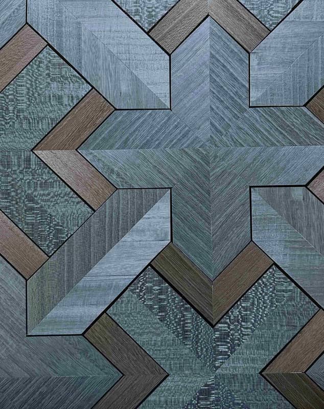 V21002LC WOODEN COLLAGE WALLPAPER $80/yard