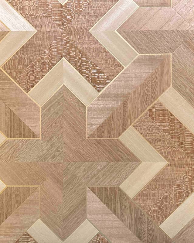 V21007LC WOODEN COLLAGE WALLPAPER $80/yard