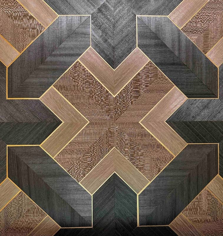 V21008LC WOODEN COLLAGE WALLPAPER $80/yard