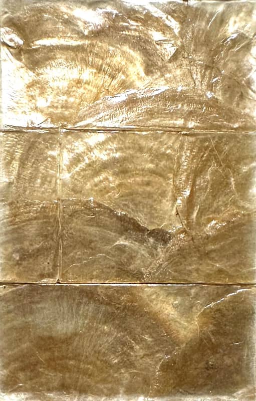 V3019-BK SEASHELL TILE WALLCOVERING