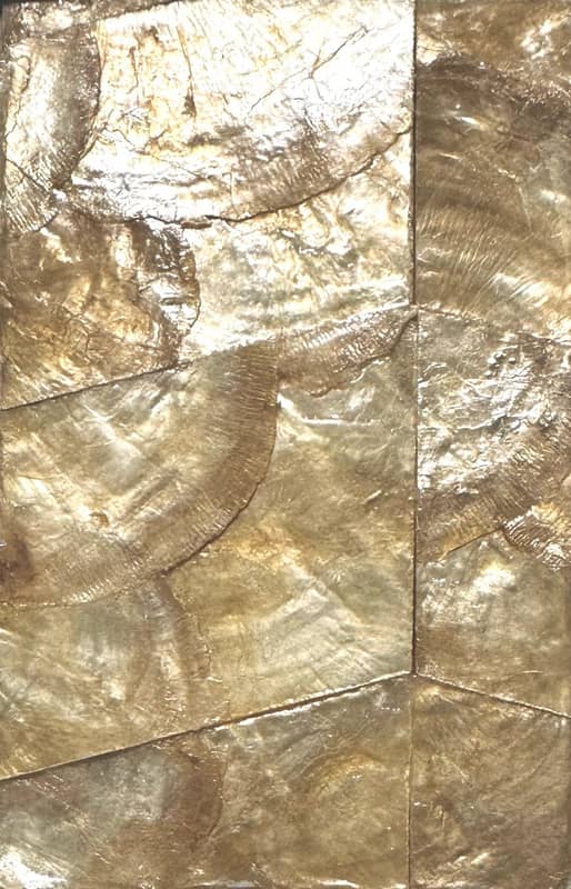 V3023-BK SEASHELL TILE WALLCOVERING