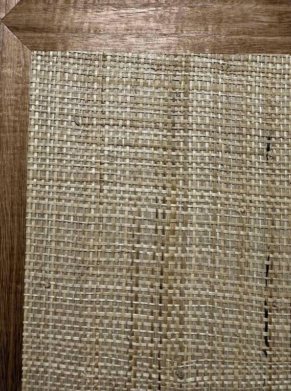 V22-2001 BANANA LEAVES AND TREE BARK WALLPAPER $88/yard