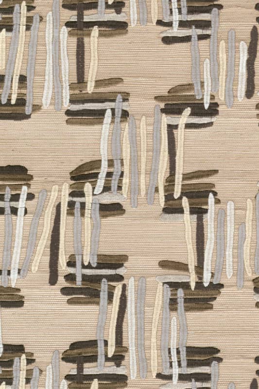 V54521DZ EMBROIDERED GRASSCLOTH WALLPAPER $369/yard